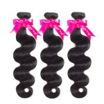 GrandeBeaute Beautiful Brazilian Body Wave Hair 8-28 inch Human Hair 3 Bundles Brazilian Hair Weave Bundles Non-remy Hair