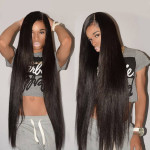 GrandeBeaute Beautiful Peruvian Straight Hair Bundles Double Weft 1/3/4 Pieces Human Hair Bundles 8-30 inch Remy hair