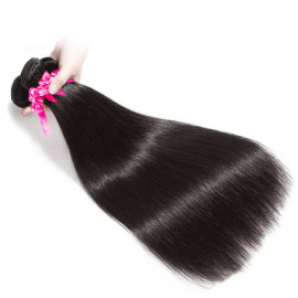 GrandeBeaute Beautiful Peruvian Straight Hair Bundles Double Weft 1/3/4 Pieces Human Hair Bundles 8-30 inch Remy hair