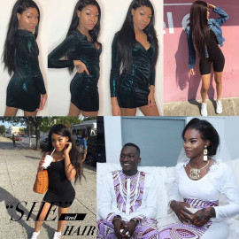 GrandeBeaute Beautiful Peruvian Straight Hair Bundles Double Weft 1/3/4 Pieces Human Hair Bundles 8-30 inch Remy hair