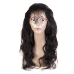 GrandeBeaute Beautiful Hair Pre Plucked 360 Lace Frontal Body Wave Brazilian Human Hair Frontal Closure With Baby Hair Non-remy