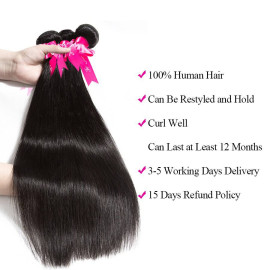 GrandeBeaute Peruvian Straight Hair 3 Bundles With Lace Closure Double Weft Remy Human Hair Bundles With Lace Closure GrandeBeaute Peruvian Straight Hair 3 Bundles With Lace Closure Double Weft Remy Human Hair Bundles With Lace Closure