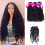 GrandeBeaute Hair Water Wave 3 Bundles With Closure Remy Human Hair Bundles With Closure Brazilian Hair Weave Bundles With Closure GrandeBeaute Hair Water Wave 3 Bundles With Closure Remy Human Hair Bundles With Closure Brazilian Hair Weave Bundles With Closure