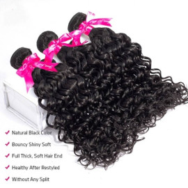 GrandeBeaute Hair Water Wave 3 Bundles With Closure Remy Human Hair Bundles With Closure Brazilian Hair Weave Bundles With Closure GrandeBeaute Hair Water Wave 3 Bundles With Closure Remy Human Hair Bundles With Closure Brazilian Hair Weave Bundles With Closure