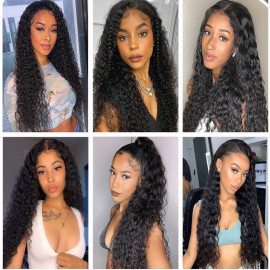 GrandeBeaute Kinky Curly Wigs 13x4 Lace Front Human Hair Wigs Pre Plucked With Baby Hair For black Women Remy Peruvian Curly Human Hair Wig GrandeBeaute Kinky Curly Wigs 13x4 Lace Front Human Hair Wigs Pre Plucked With Baby Hair For black Women Remy Peruvian Curly Human Hair Wig