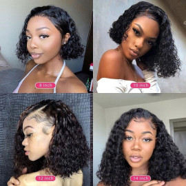 GrandeBeaute Short Bob Human Hair Wigs 4x4 Lace Closure Bob Wigs Brazilian Curly Wave Bob Wig Preplucked With Baby Hair Curly Human Hair wigs GrandeBeaute Short Bob Human Hair Wigs 4x4 Lace Closure Bob Wigs Brazilian Curly Wave Bob Wig Preplucked With Baby Hair Curly Human Hair wigs