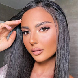 GrandeBeaute 13x6 HD Transparent Lace Frontal Wig Straight Lace Front Human Hair Wigs For Women 4X4 Malaysian Straight Lace Closure Wig