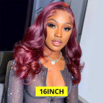 GrandeBeaute 99J Burgundy Brazilian Body Wave Lace Front Wigs For Women 13x4 Lace Frontal Human Hair Wig Pre Plucked GrandeBeaute 99J Burgundy Brazilian Body Wave Lace Front Wigs For Women 13x4 Lace Frontal Human Hair Wig Pre Plucked